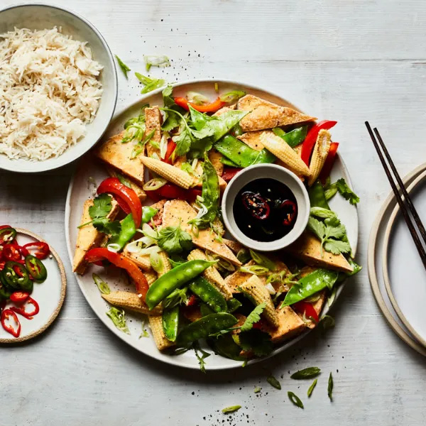 Slimming World's Salt and pepper tofu